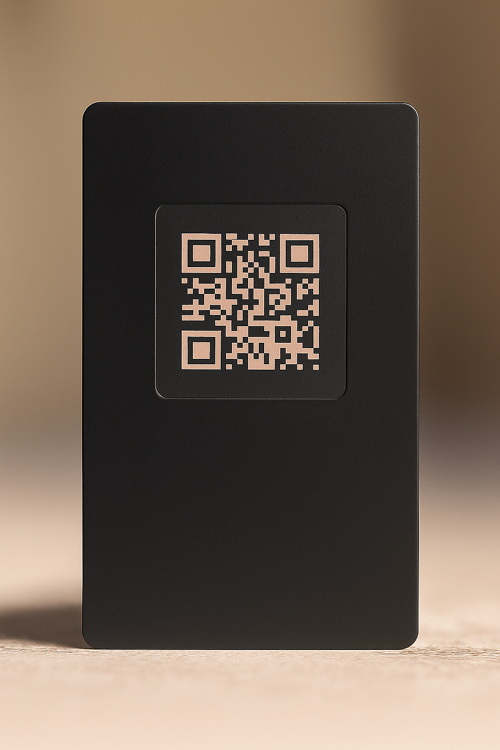 Luxury Metal BizCard by BizWorld.ai